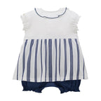 Dress-Style Layered Shortall