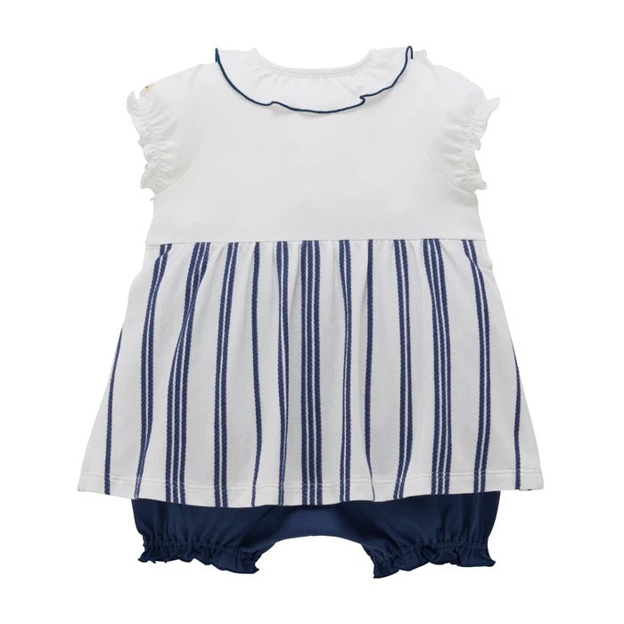 Dress-Style Layered Shortall
