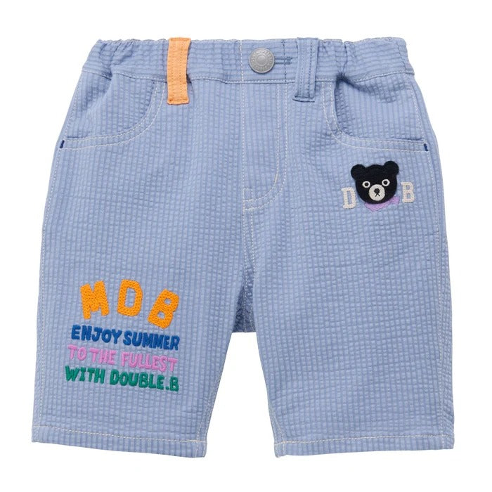 Double_B Everyday Cool-Comfort Seersucker Stripe Shorts