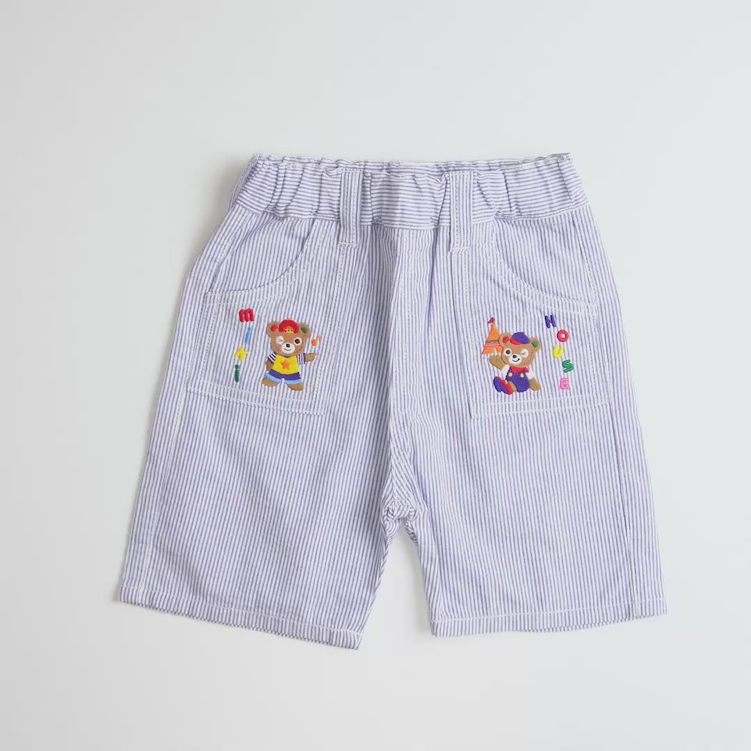 Classic Bear Collection Embroidered 6-Length Pants