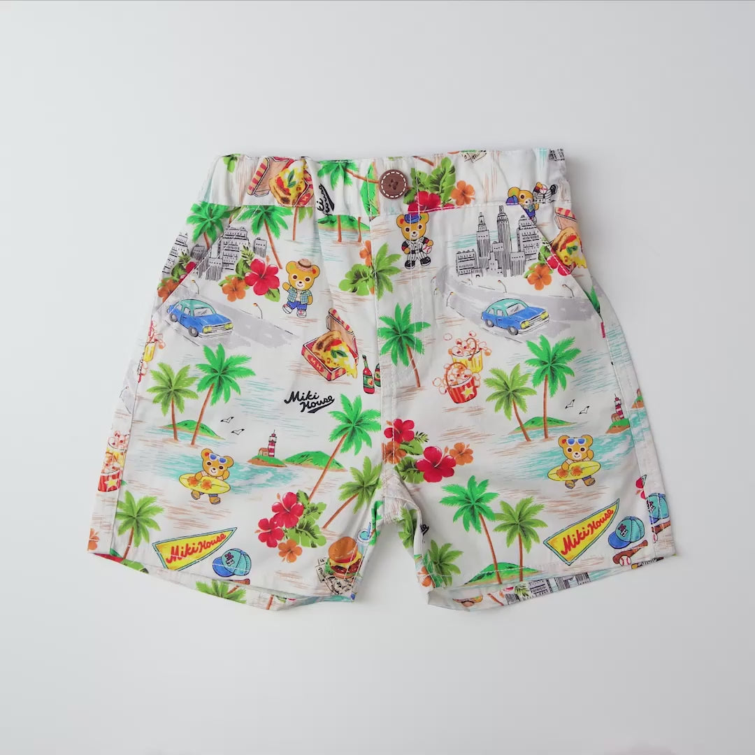 Tropical Pucchi & Palm Tree Resort Shorts