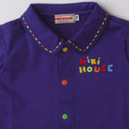 Retro Logo Short-Sleeved Blouse