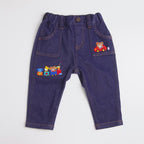Pucchi & Friends Vehicle Appliqué Stretch Trousers