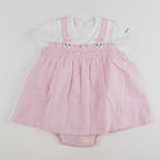 Usako Gingham Check Layered Shortall
