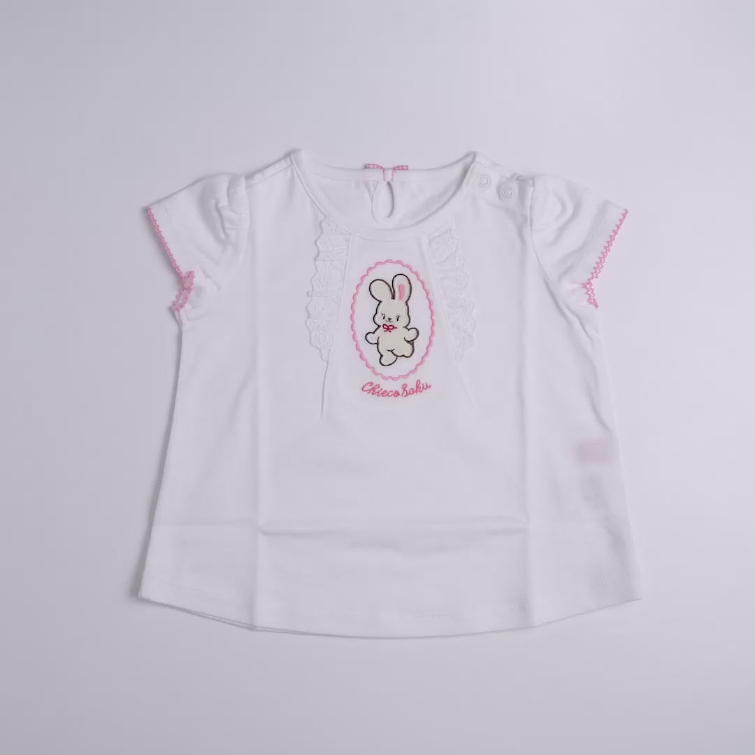 Chieco Saku Dewdrop Jewels Cameo Motif Tee