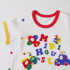 Classic MIKI HOUSE Bear Short Vehicle Coverall