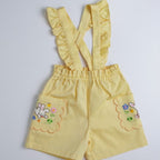 Chieko Saku Lucky Clover 2WAY Suspenders Shorts