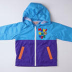 Two-Tone Blue Pucchi Windbreaker